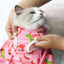 Cute Cartoon Print Overalls for Small Medium Dogs After Sterilization Dressing Surgery Pet Cat Outfit Soft Cotton Puppy T Shirts
