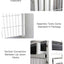 Good Price Veterinary cage Stainless Steel Four Sets of Dog Cat Stainless Steel Pet Cage