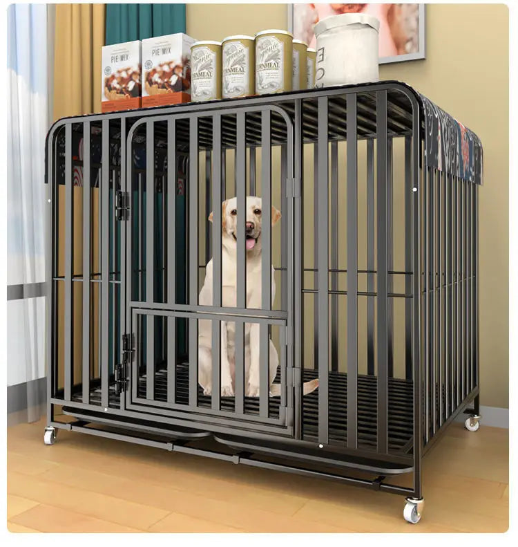 Dog cage Dog cage Large dog Strong mobile dog cage Horse dog Husky special dog cage Bold and thicker
