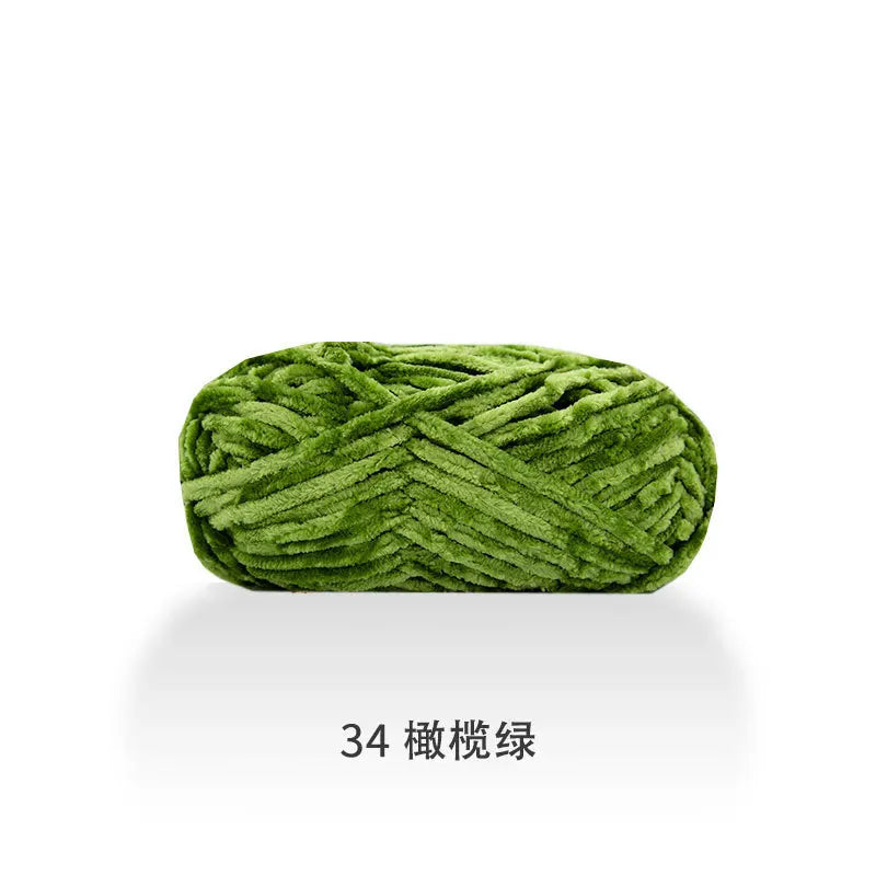 Ruyi bird warm fleece thick wool handmade DIY crochet woven golden velvet hook shoe thread wool ball