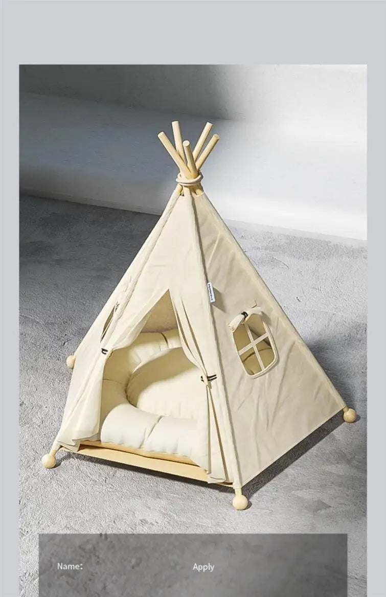 Pet tent four seasons universal cat kennel doghouse summer pet bed removable and washable closed indoor cat house cat house