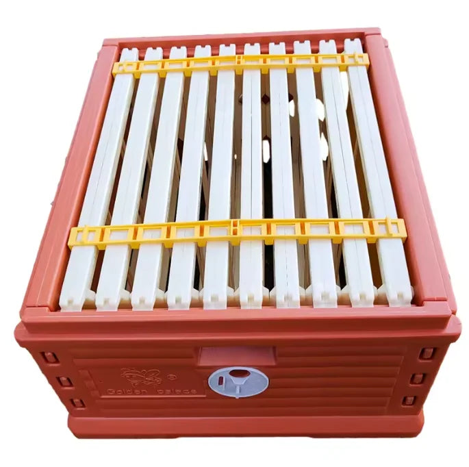 Beekeeping Hive 3 Tier 10 Frames Lang Style Honey Bee Hive Insulated Plastic Multi-Purpose Plastic Bee Hive