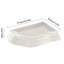 Turtle Water Dish Anti-Slip Turtle Bathing Pot Multifunctional Tortoise Water Bowl Turtle Pool Tortoise Bathing Pool Pet Toys