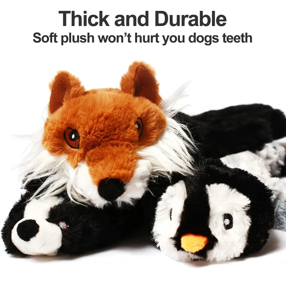 New Crocodile Soft Shell Plush Dog Toys Outdoor Play Interactive Squeaky Dogs Toy Sounder Sounding Paper Chew Tooth Toy