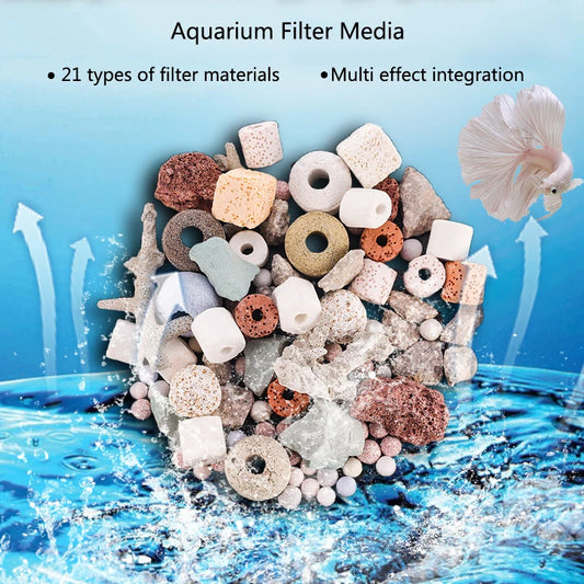 250g 500g 1000g 21 Types Aquarium Bio Balls Biochemical Ball Filter Media for Aquarium Filter Accessories for Fish Tank Hot Sale