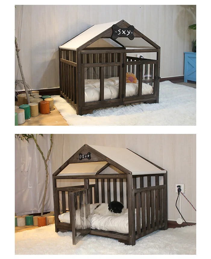 Kennel House Indoor Corgi Small Dog Teddy All Seasons Removable and Washable Cat Nest Dog House Pet Bedding