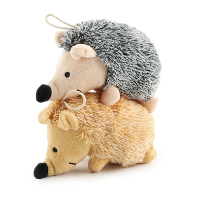 Dog Chew Squeaky Toy Lovely Cartoon Hedgehog Shaped Plush Stuffed Animals Toy Pet Puppy Interactive Training Molar Biting Toys