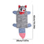 Stuffless Squeaky Dog Toys Interactive Plush Puppy Chew Toys With Squeakers Crinkle Interactive Toy No Stuffing With Squeakers