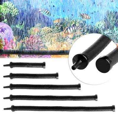 UXCELL Aquarium Air Pump Oxygen Bubble Soft Tube Aerator for Fish Tank Waterscape Bendable Stone Pipe Strip Diffuser Accessories