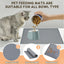 Pet Placemat Nonspill Easy to Clean Foldable Cat and Dog Feeding Mat Silicone Non-slip Waterproof Pet Mat