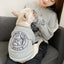 Dog Costume  Pet Clothes Crew Neck Korean Version Spring and Autumn Parent-child Wear Pure Cotton Four Colors Seven Sizes