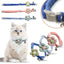 Pet Collar Cute Knitting Flower Bell Collar With Adjustable Collar Style Cartoon Cat Safety Small Dog Pet Supplies Buckle V6S4