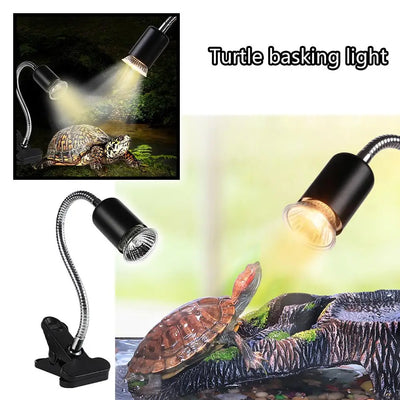 50w UVA+UVB Turtle Fluorescent Lamp Crawling Heat Lamp Amphibian Turtle Thermal Timing Dimming Suntan Lizard Calcium Back L L5I4