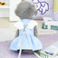 Angel Wings Girls Dog Dress Cat Sundress Puppy Skirt Cute Princess Dress Spring Summer Clothes for Small Dogs Yorkies Chihuahua
