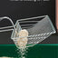 Stainless Steel Cat Litter Shovel Wooden Handle Shovel Easy To Clean Good-Looking Reduce Dust Suitable For Small Dog Toilets