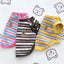 Dog Shirts Cotton Striped Puppy T-Shirts Spring Autumn Clothes for Small Dogs, Soft Breathable Stretchable Doggy Tee Pet Apparel