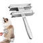 Horse Comb Double Sided Reversible Stainless Steel Curry Comb Brushes pet Dressing Comb For Grooming Easy To Hold Horse Combs