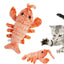 Dog Plush Chew Toy USB-Charged Pet ChewingToy Floppy Lobster Dog Toy Washable Cute Cat Toys For Puppy Dog Cats For Home Outdoor