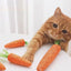 1PC Sisal Radish Toy Cat Toy Vocal Carrot Cat-Teasing Stick Self High And Fun Cat Scratch Board Pet Supplies