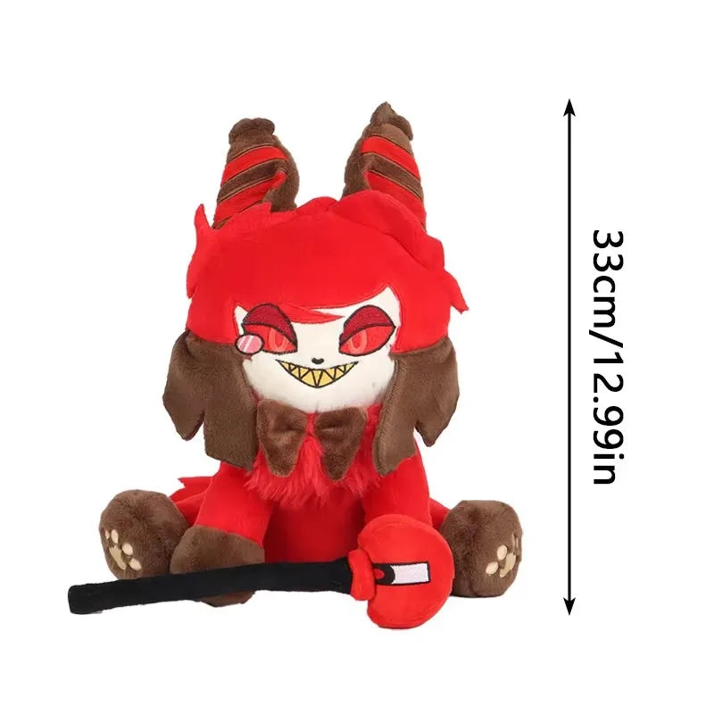 Hot Cat Plush Toy Funny Angel Dust Alastor TV Fans Collecting Gift Cute Cotton Stuffed Plush Doll Kids for Birthday Present