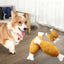 Puppy Dog Plush Squeaky Toy for Small Medium Dogs Cute Bone Carrot Toy for Aggressive Chewers Pet Cat Products Puppy Accessories