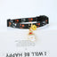 Funny Cosplay Collar Accessories for Dogs Scary Halloween Printing Ghost Pumpkin Pet Neck Wear Ring Bell Cartoon Cat Necklace