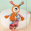 Squeaky Dog Toys for Small Medium Dogs, Elephant Rabbit Fox Plush Dog Chew Toys with Soft Fabric, Puppy Toys to Keep Them Busy