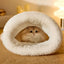 Cat Sleeping Bag Sleeping Bag Semi-Enclosed Cats Dogs Warming Pad Soft Cat Bed Lovely Cat Nest Pet Supplies for Cats and Dog