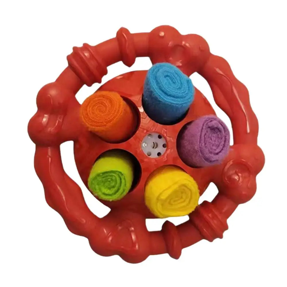 Dog Snuffle Ball Natural foraging Interactive Pet Snuffle Ball Pet Slow Feeder Chew Toys With Bite Resistant Rope Puzzle Dog