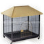 Pet supplies dog house, iron kennel, single door folding, dog cage wholesale pet cage D5 wire dog cage