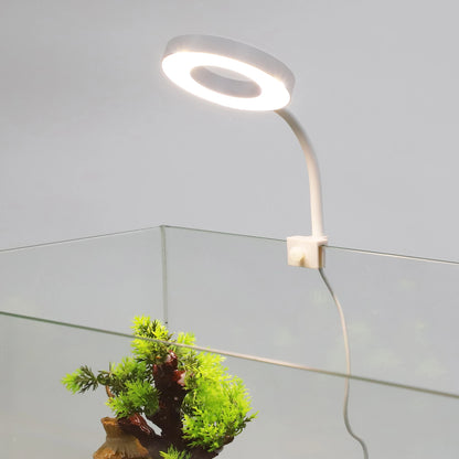 UXCELL Aquarium Lamp LED 6W USB-Plug Light 360° Rotate 3 lighting Color 48 Lamp Beads Aquarium Lamp Clip-on Lamp For Fish Tank