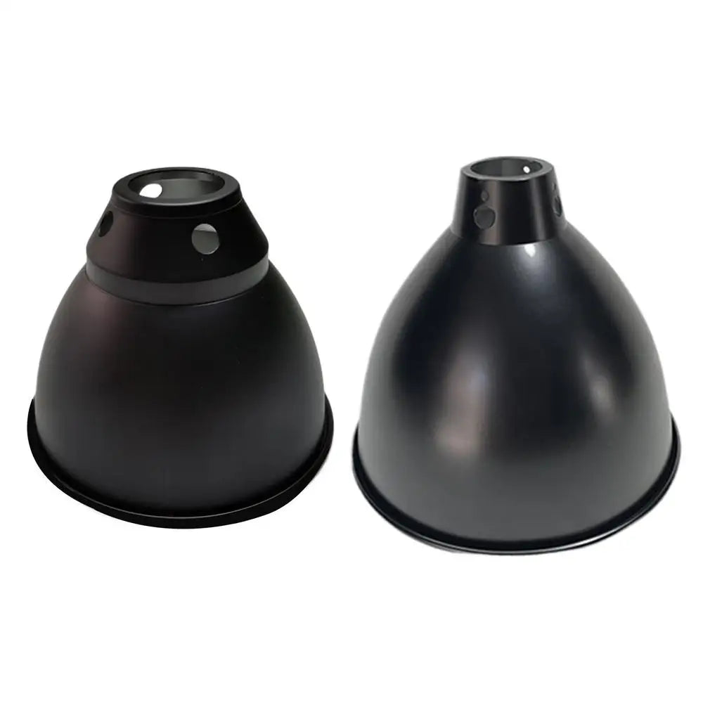 Reptile Heat Lamp Fixture Deep Dome Lampshade Optical Reflection Cover Terrarium Light Fixture for UVB Light Bulb Basking Bulb