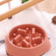 Slow Feeder Dog Bowls Slow Eating Pet Bowls Puzzle Anti-Gulping Interactive Bloat Durable Preventing Choking Healthy Dogs Bowl