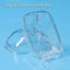 Hamster Bathroom Panoramic Transparent Hamster Mouse Pet Toilet Cage Box Bath Sand Room Toy House Small Pet Supplies Accessories
