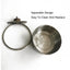 1Set Stainless Steel Birds Parrot Feeder Bowl Round Small Pet Natural Wood Stand Food Water Drinking Feeding Bowl