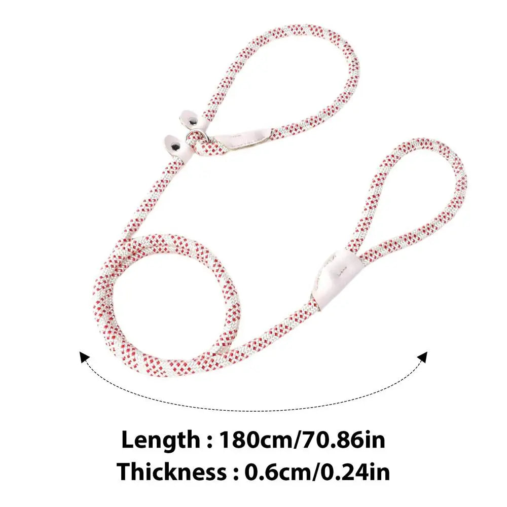 Dog Leashes Nylon Pet Leashes Heavy Duty Rope Leashes Mountain Climbing Rope Dog Leashes For Any Pets Playing Camping Beach Lake