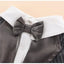 Dog Tuxedo Costume with Bow Tie, Pet Tuxedo Suit for Small Medium Dogs, Formal Party Wedding Shirt Clothes Cosplay Apparel