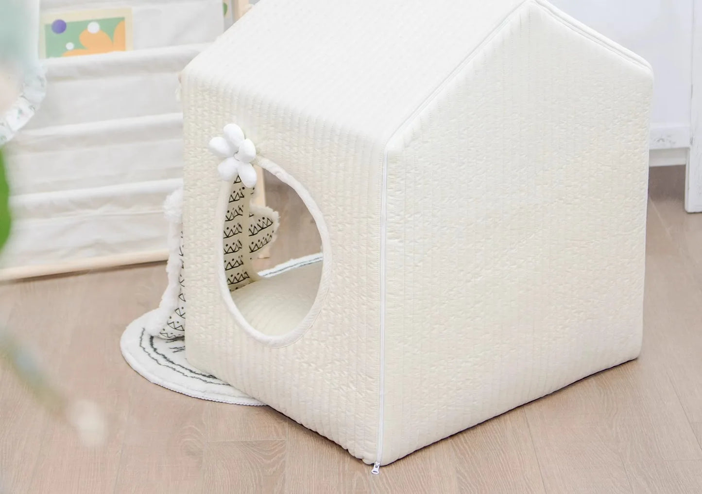 Petman Small Dog Pet Tent Maltese Internet celebrity Winter Warm Closed Kennel Villa Removable