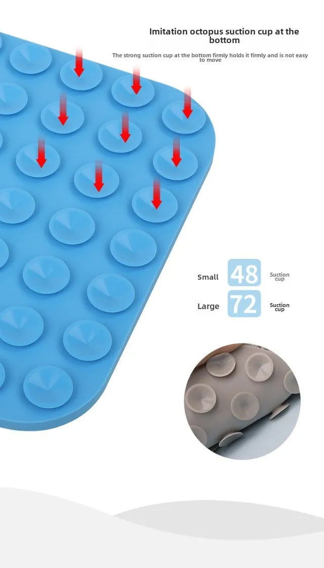 Pet Suction Cup Lick Pad Pet Lunch Mat Slow Food Pad for Cats and Dogs Powerful Suction Cup Easy To Wash Silicone Material