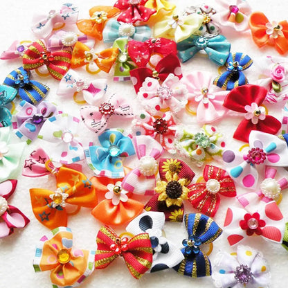 Pet Hair Accessories Bow Headdress Headband Cat Accessories Creative Princess Style Headdress Dress Up Dog Hair Clip Accessories