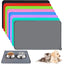 Cat Dog Food Mat For Pet Feeding Bowl Floors Waterproof Non Slip, Silicone Pet Bowl Mat - High-Lipped, Non-Stick, Waterproof Pad