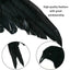 Simulation Black Crow Raven Bird Repellent Pest Control Halloween Artificial Crow Raven Prop Horror Scary Garden Decorations