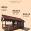 Outdoor Dog House Solid Wood Waterproof Large Dog Golden Retriever Kennel Rainproof Kennel Pet Villa Summer Outdoor Dog House