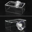 1Pcs Fish Feeding Aquarium Feeding Ring Fish Tank Station Floating Food Tray Feeder Aquarium Accessory with Strong Suction Cups