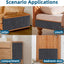 Wall Anti Cat Scratch Sofa DIY Cats Scratch Board Sofa Protection Paws Sharpen Trimmable Self-adhesive Carpet Cats Scratch Board