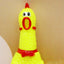 Interactive Rubber Squeaky Pet Dog Toys Pet Tooth Chewing Cleaning Toys Dog Cat Colorful Screaming Chicken Dog PopularToy Hot