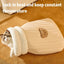New Creative Pocket Cat Nest Semi-enclosed Pet Sleeping Bag Lambswool PP Cotton Warm And Comfortable Cat Sleeping 44/54cm Bag
