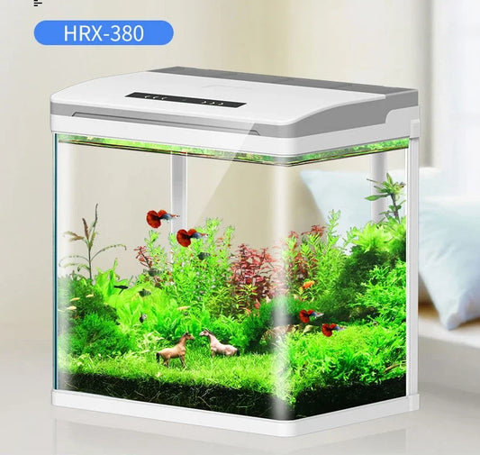 Factory direct sales of fish tank ultra-transparent glass small aquarium