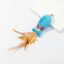 Cat Toy Cat Teaser Sticks Sequin Fish Feather Tail Funny Cat Stick Cat Cat Toy Catnip Doll Pet Supplies