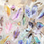 Shimmering 3D Gilding Sticker Set - Dragonfly, Jellyfish & Feather Designs - 3 Sheets/pack - Premium PET Decor for Notebooks, Sc